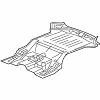 OEM 2008 Jeep Commander Pan-Floor - 55396628AL