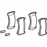 OEM 2021 Lexus RC F Pad Kit, Disc Brake - 04465-24050