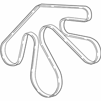 OEM 2017 Chevrolet Express 3500 Serpentine Belt - 12662028