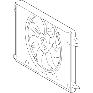 OEM Toyota Sienna Fan Module - 16360-F0150