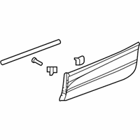 OEM 2021 Honda CR-V Garnish Assy., R. RR. Door (Lower) - 75313-TLC-A01