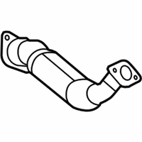 OEM 2010 Buick Lucerne Converter & Pipe - 15886962