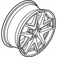 OEM 2011 Ford Fusion Wheel, Alloy - 9E5Z-1007-B