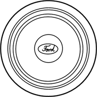 OEM 1993 Ford F-350 Hub Cap - F2UZ-1130-C