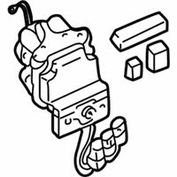 OEM 1996 Nissan Pathfinder ABS Pump And Motor Assembly - 476000W000