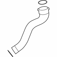 OEM BMW 328d Charge Air Line - 11-61-7-810-617