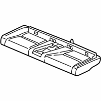 OEM Acura RSX Pad & Frame, Rear Seat Cushion - 82137-S6M-A01