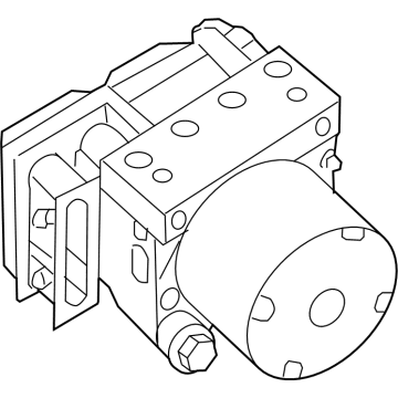 OEM 2021 Nissan Rogue ACTUATOR & ECU ASSY, ANITI-SKID - 47660-6RD0C