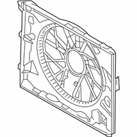 OEM 2010 BMW 128i Fan Shroud - 17-42-7-533-274