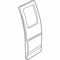 OEM 1997 GMC Savana 1500 Molding, Intermediate Side Door - 15960359
