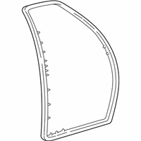 OEM 2003 Ford Expedition Weather Strip - 2L1Z7820530AA