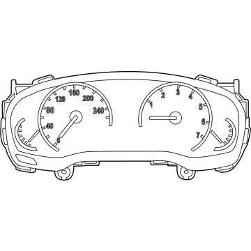 OEM BMW X3 Instrument Cluster - 62105A0BC39