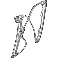 OEM 2010 BMW M6 Rear Left Window Regulator - 51-37-7-008-629