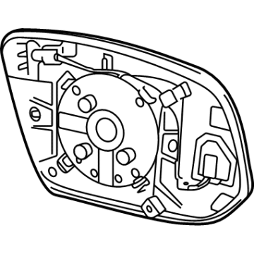 OEM 2022 Toyota Venza Mirror Glass - 87931-48B40