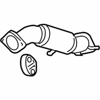 OEM 2017 Hyundai Santa Fe Sport Front Muffler Assembly - 28610-2W400