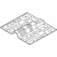 OEM 2016 Hyundai Sonata Panel Assembly-Center Floor - 65110-C2000