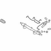 OEM 2007 Infiniti G35 Power Steering Gear Assembly - 49200-JK62B