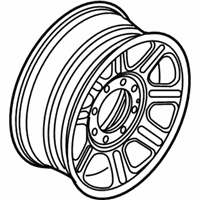 OEM 2009 Ford F-350 Super Duty Wheel, Alloy - 7C3Z-1007-E