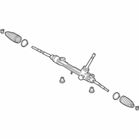 OEM 2019 Lexus UX250h Steering Gear Assembly - 45510-76060