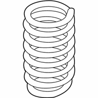 OEM 2015 BMW X1 Rear Coil Spring - 33-53-6-790-119