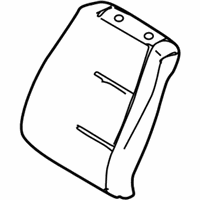 OEM 2001 BMW M5 Pad Seat Backrest Front - 52-10-8-261-078