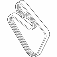 OEM 1994 BMW 525i Ribbed V-Belt - 11-28-7-520-072