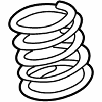 OEM 2002 Toyota Celica Coil Spring - 48131-2T350