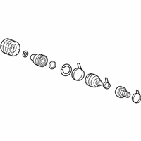 OEM 2001 Hyundai Sonata Shaft Assembly-Drive, RH - 49500-09850