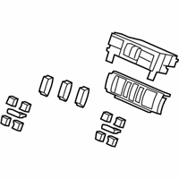 OEM Honda Control Assy., Auto Air Conditioner *NH834L* (HAIRLINE BIAS) - 79600-SZA-A11ZA