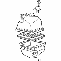 OEM 2007 Toyota Highlander Air Cleaner Assembly - 17700-20071