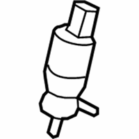 OEM 2010 BMW X5 Washer Pump - 67-12-6-934-160