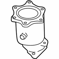 OEM 2004 Nissan Frontier Catalytic Converter Assembly - 208A0-F4525