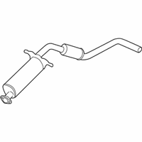 OEM 2000 Nissan Xterra Exhaust, Main Muffler Assembly - 20100-7Z810