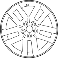 OEM 2015 Toyota Highlander Wheel, Alloy - 42611-0E180