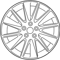 OEM 2019 Toyota Highlander Wheel, Alloy - 42611-0E470