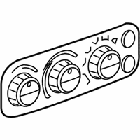 OEM Ram Air Conditioner And Heater Control - 55057078AB