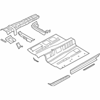 OEM Kia K900 Panel Assembly-Floor, Ctr - 65100J6010