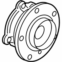 OEM 2016 BMW 320i xDrive Wheel Hub With Bearing, Front - 31-20-6-867-260