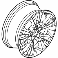 OEM 2010 Ford Taurus Wheel, Alloy - BG1Z-1007-A