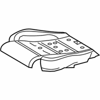 OEM Lexus GS300 Pad, Front Seat Cushion - 71512-30750