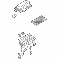 OEM Mercury Mountaineer Air Cleaner Assembly - 6L2Z-9600-D