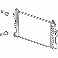 OEM 2013 Buick Verano Radiator - 13267664