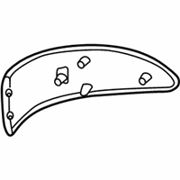 OEM Kia K900 SCALP-Outside Rear View Mi - 876263T000