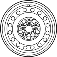 OEM Pontiac Vibe Wheel, Steel - 88974912