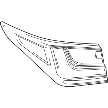 OEM 2022 Lexus NX450h+ LENS & BODY, RR COMB - 81551-78180