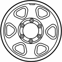 OEM 2003 Toyota Tacoma Wheel, Steel - 42601-04180