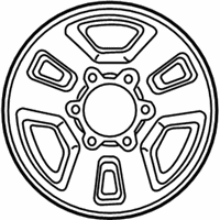 OEM 2001 Toyota 4Runner Wheel, Alloy - 42611-04041