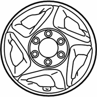 OEM 2002 Toyota Tacoma Wheel, Alloy - 42611-0C020