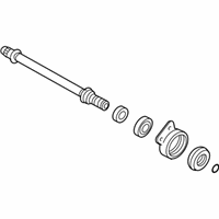 OEM 2011 Ford Escape Intermed Shaft - 6L8Z-3A329-E