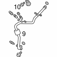 OEM 2012 Chevrolet Volt Front Suction Hose - 22863544